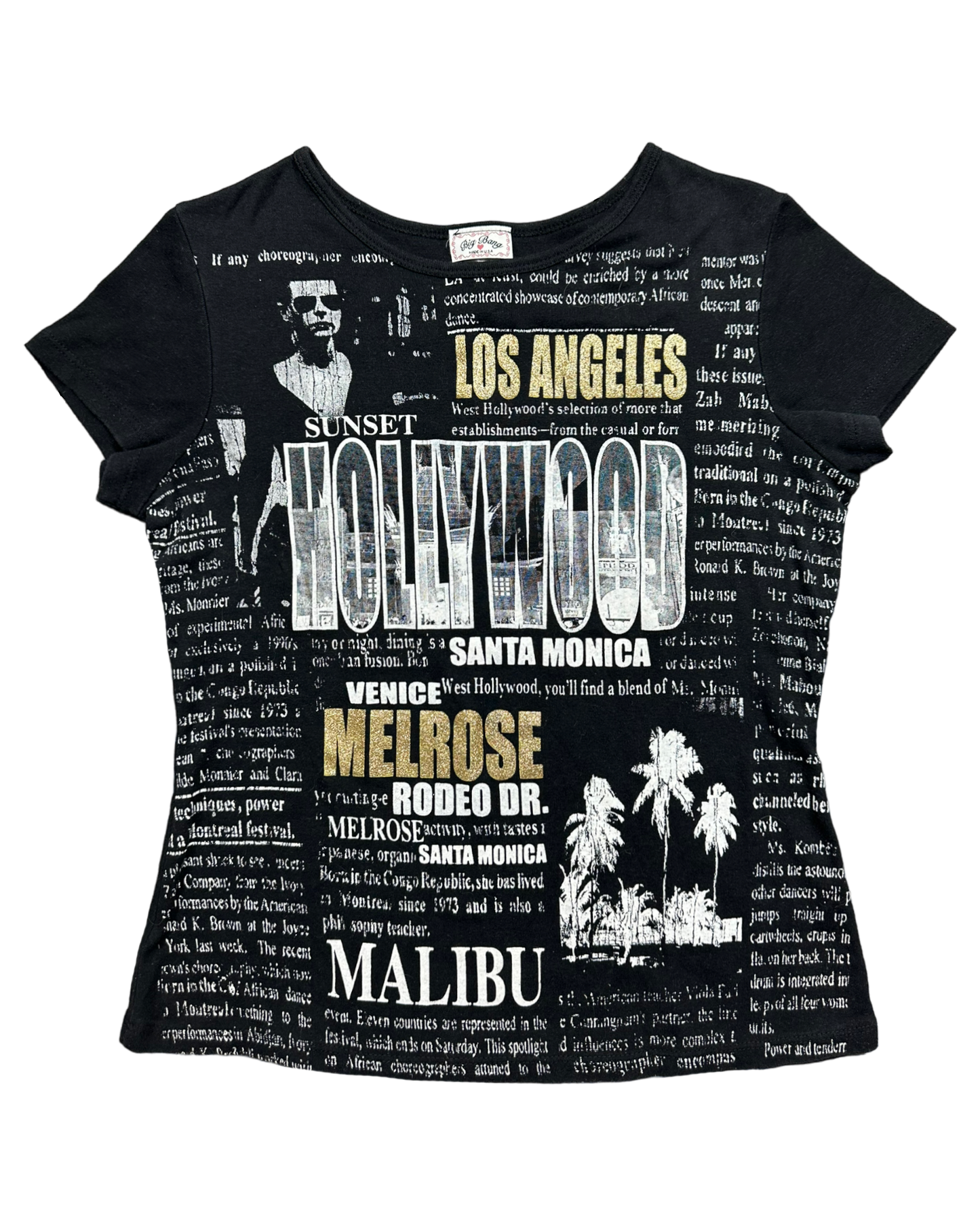 Y2K Hollywood Baby Tee