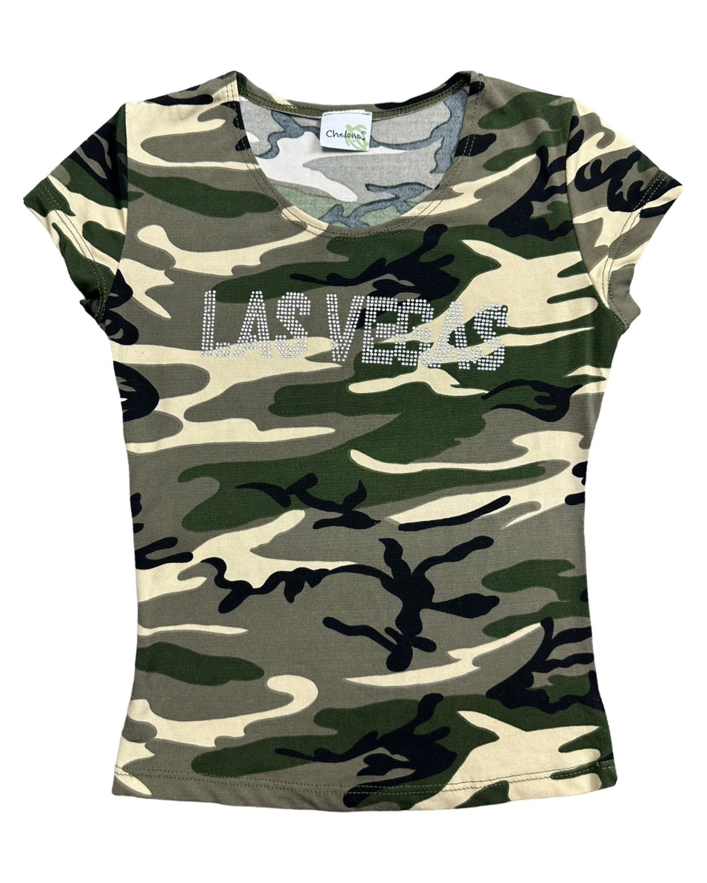 Y2K Las Vegas Baby Tee