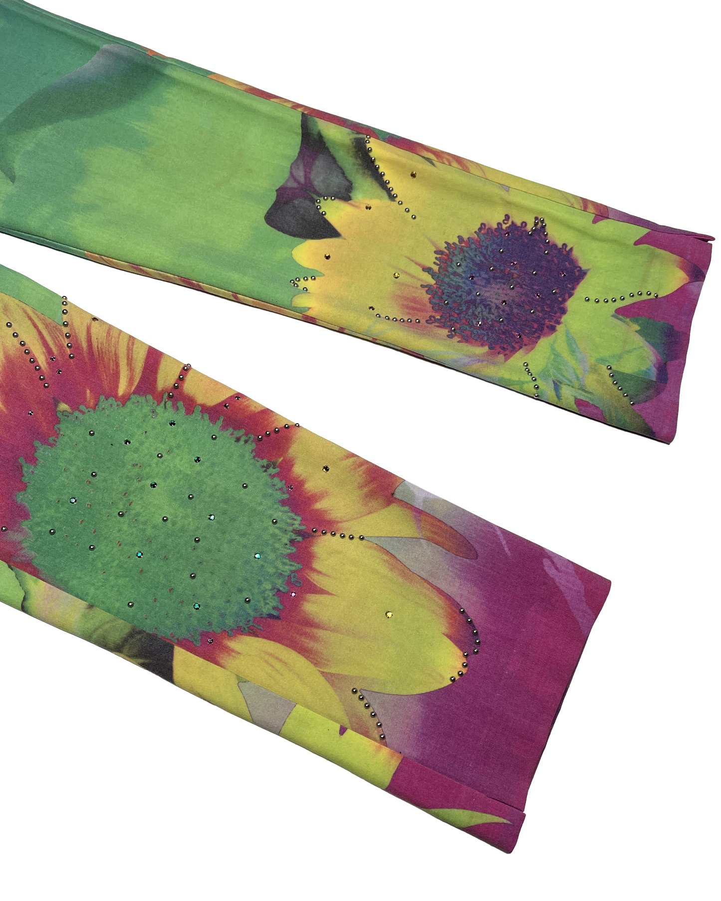 Vintage Photoreal Flower Pants