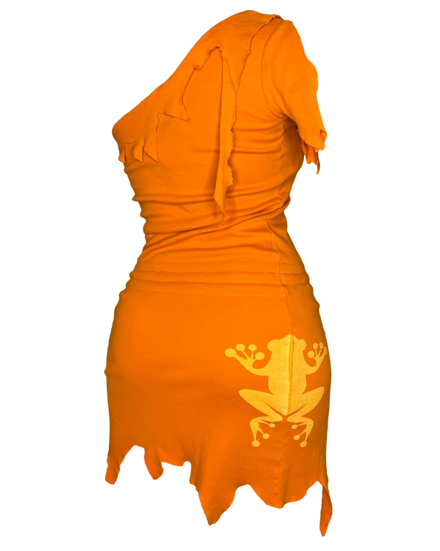 Italian Asymmetrical Designer Vintage Dress
