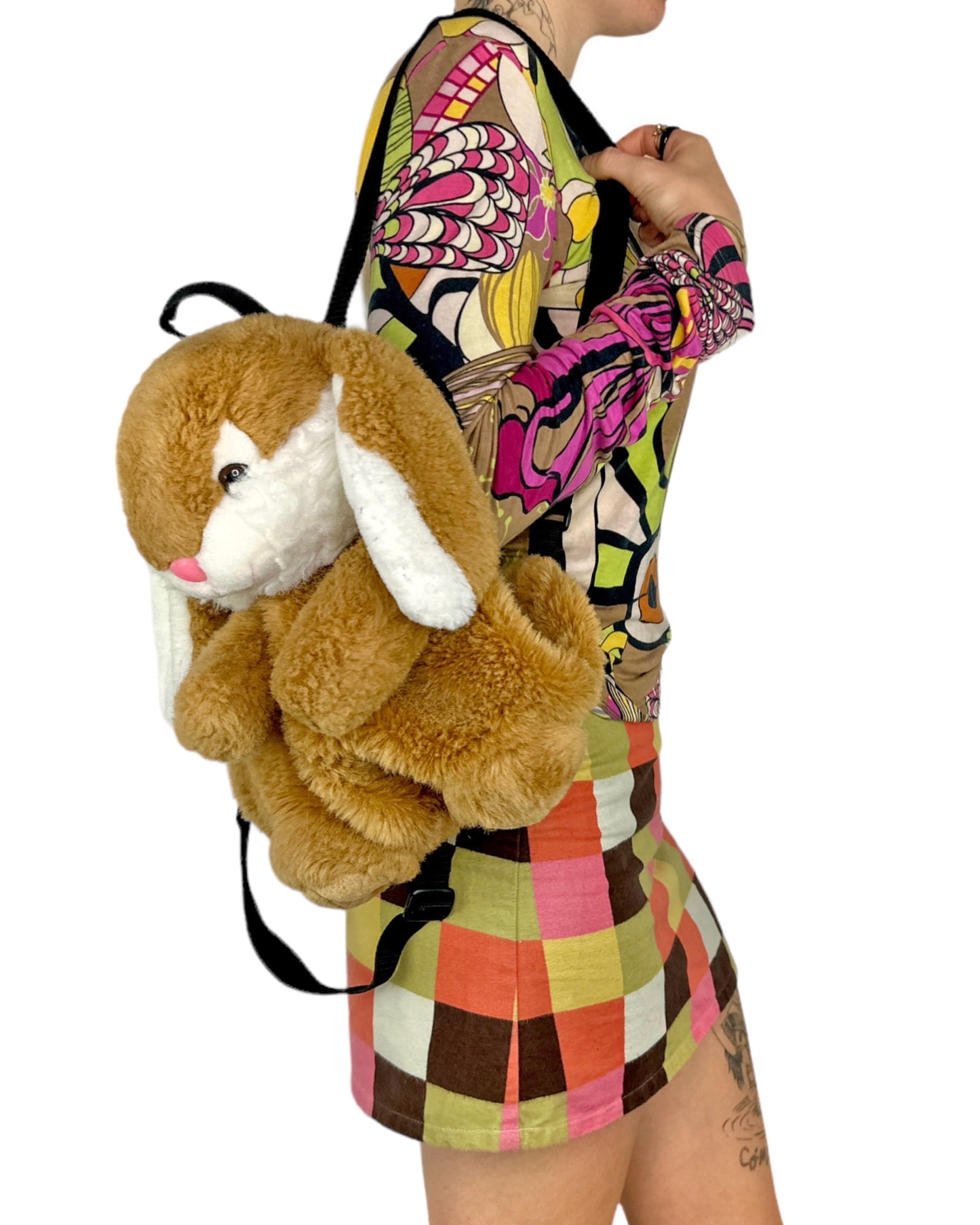 Plush Bunny Backpack