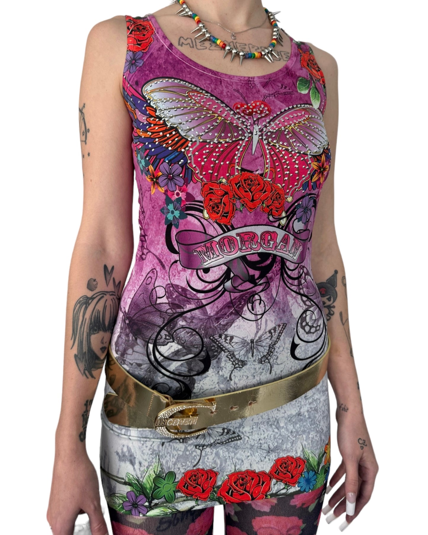 Morgan De Toi Tattoo Minidress