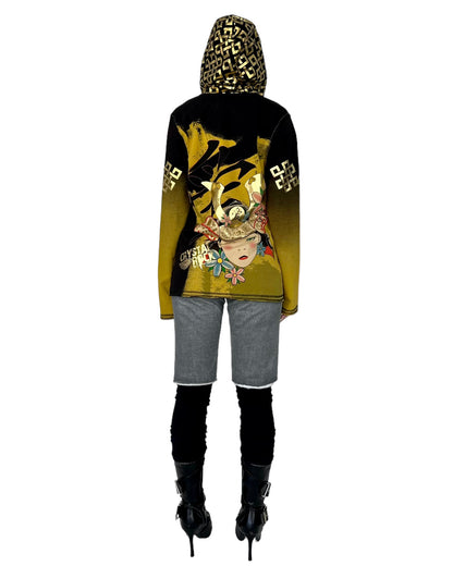 Crystal Rock By Christian Audigier Hoodie