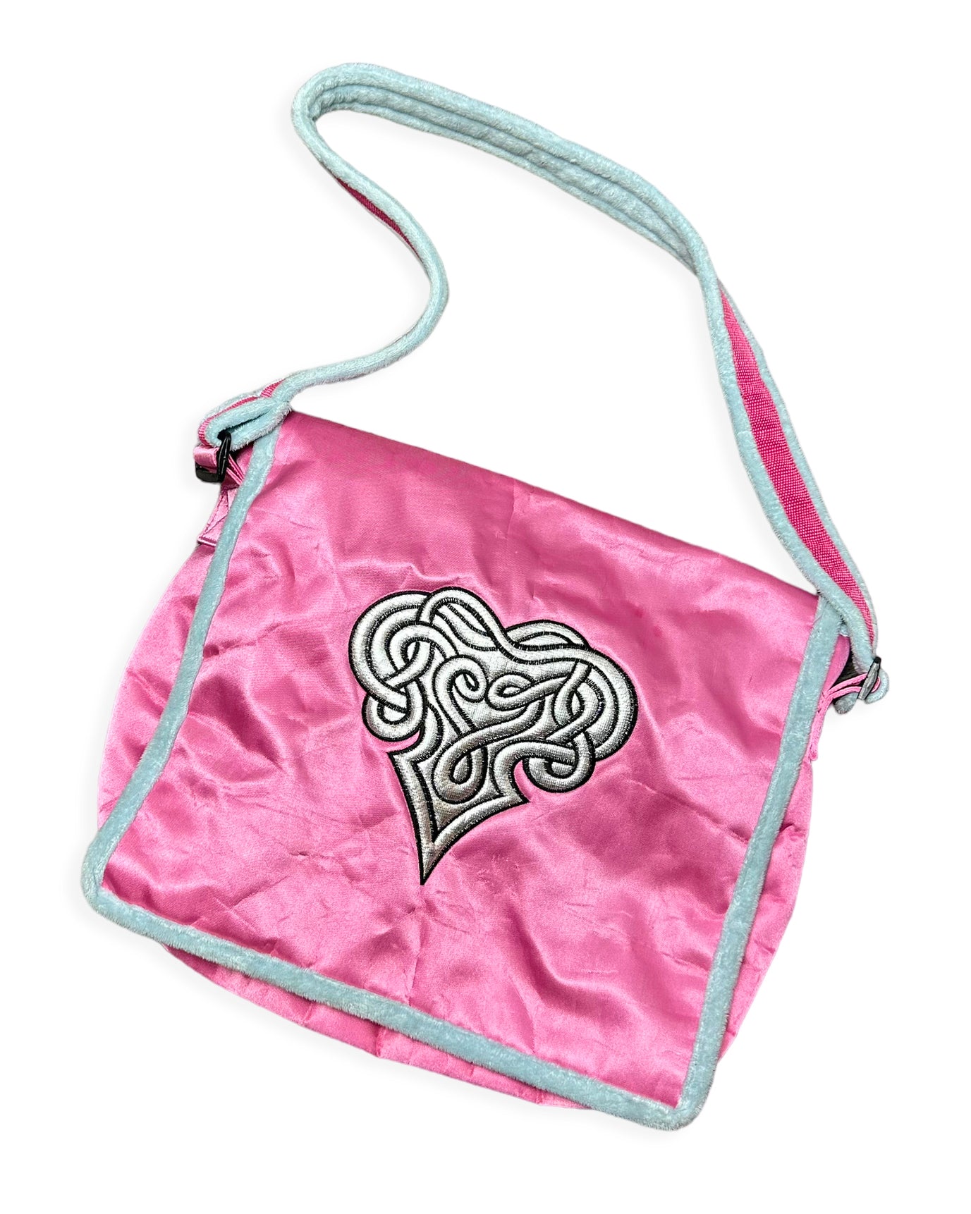 Y2K Tribal Satin Crossbody