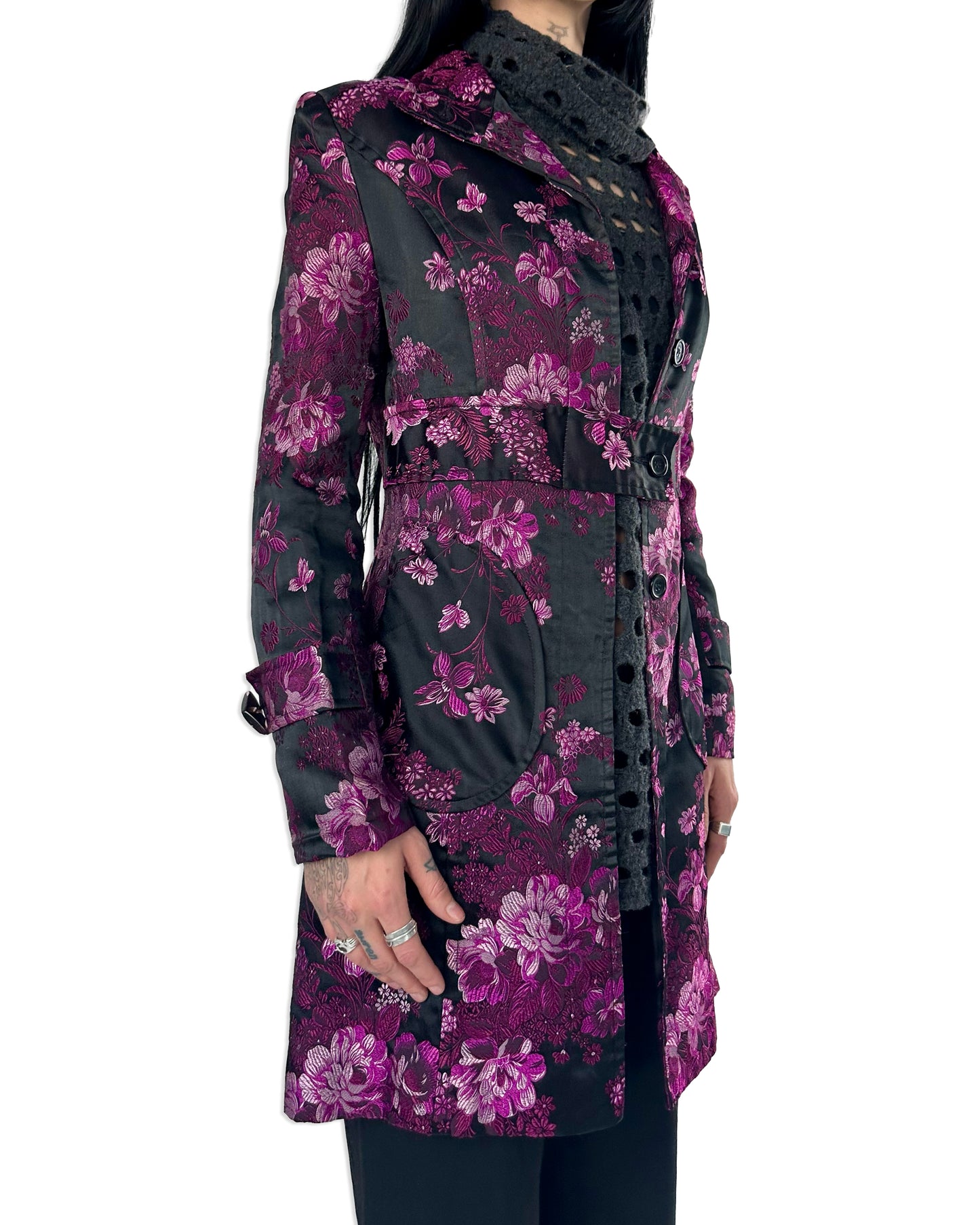 Italian Brocade Floral Jacket