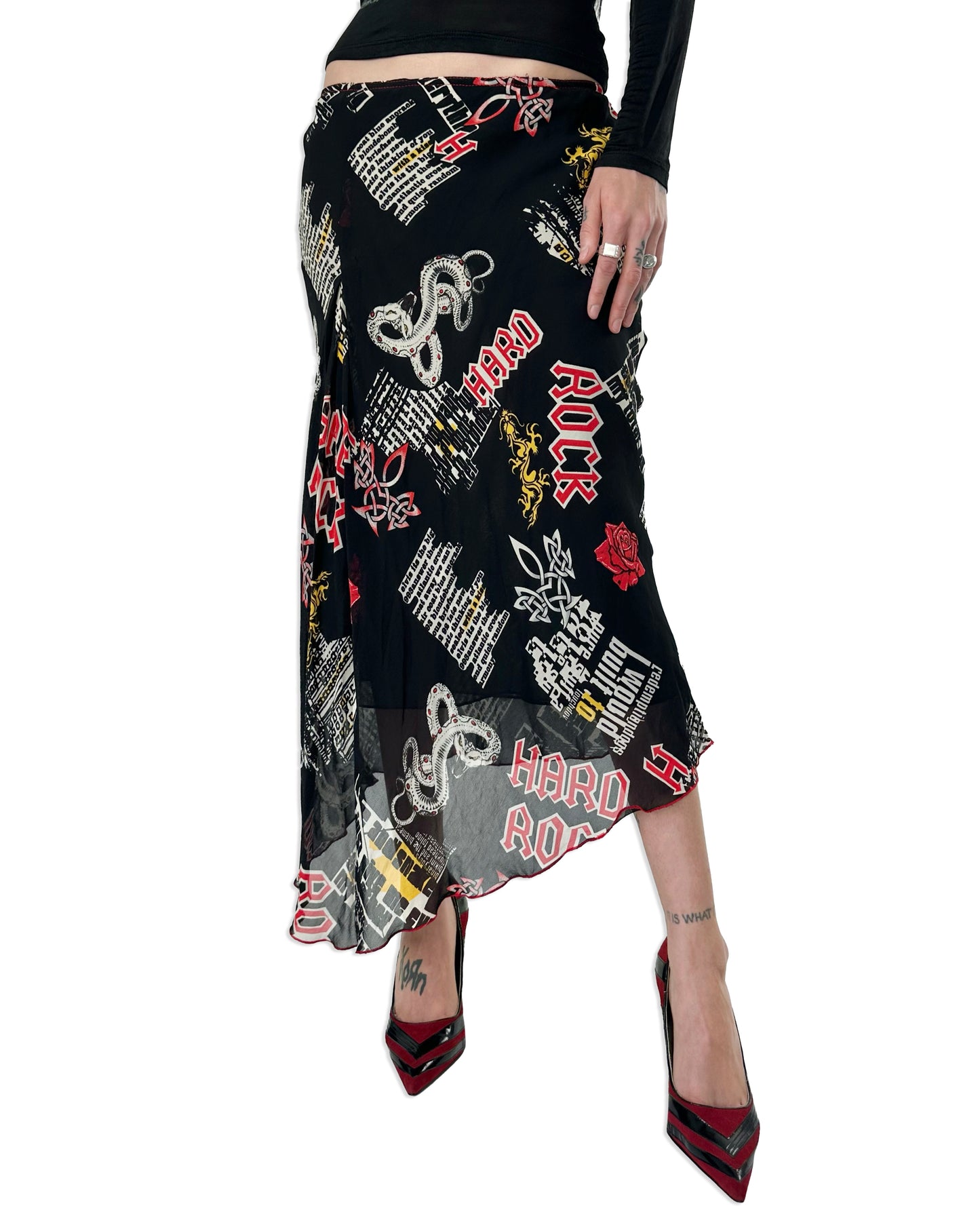 French Vintage Midi Skirt