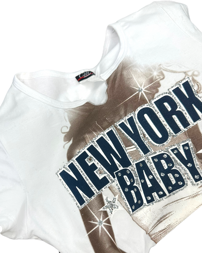 Y2K New York Baby Tee