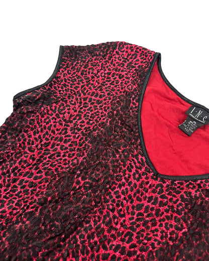 Vintage Leopard Print Top