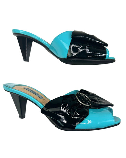 Prada Patent Kitten Heels