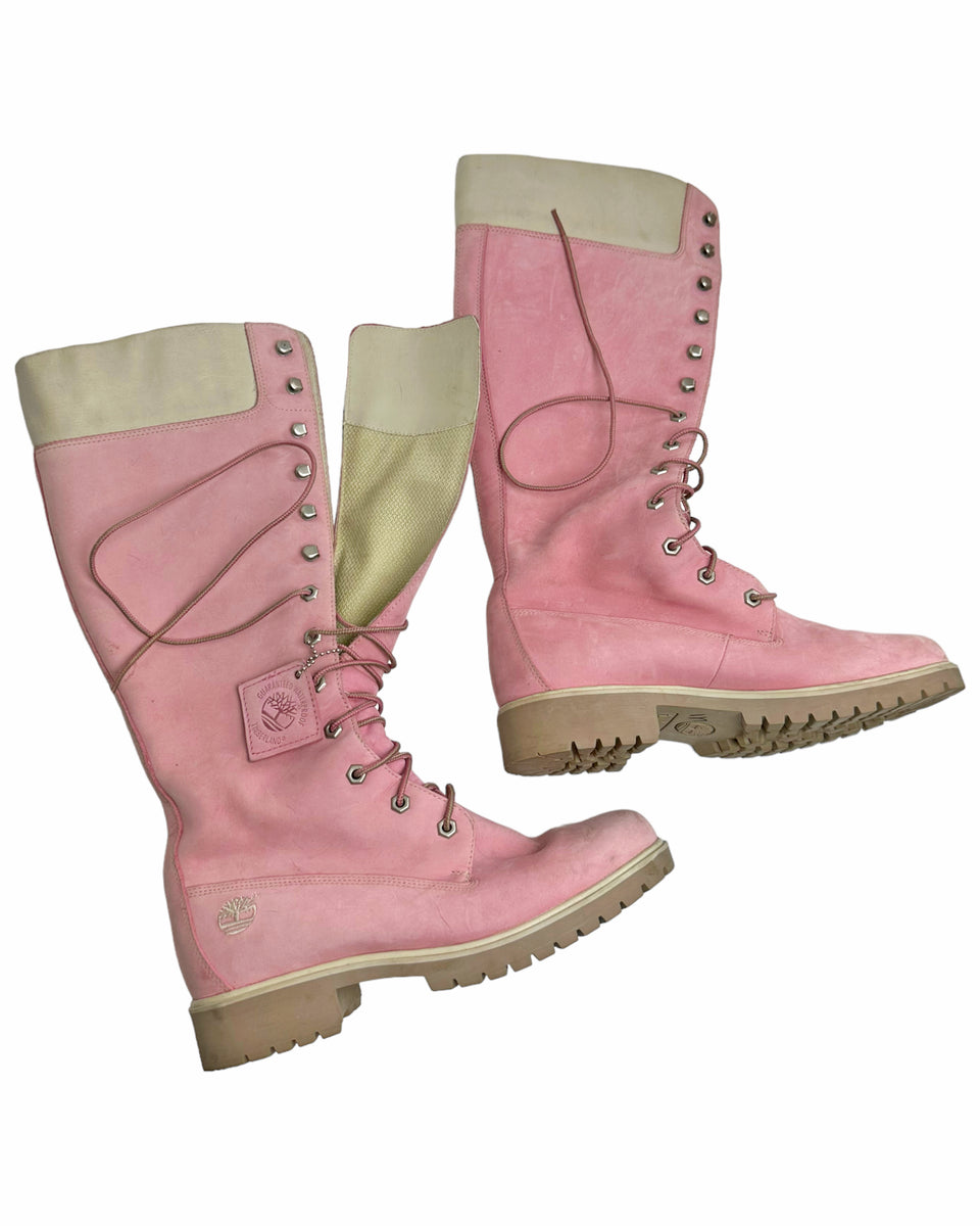 high leg timberland boots