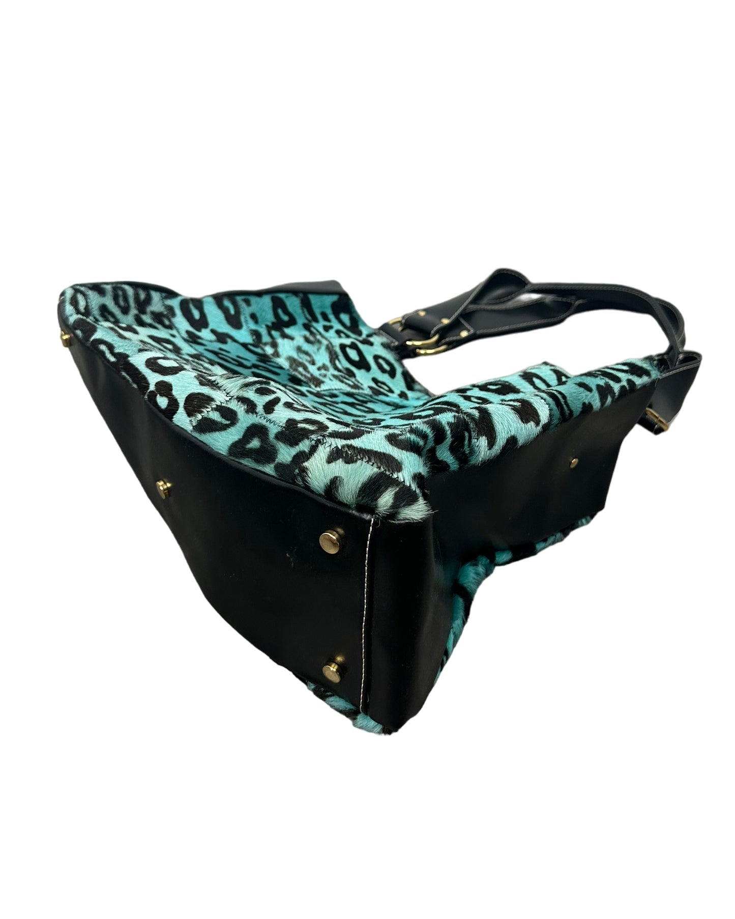 Leather Cheetah Print Purse