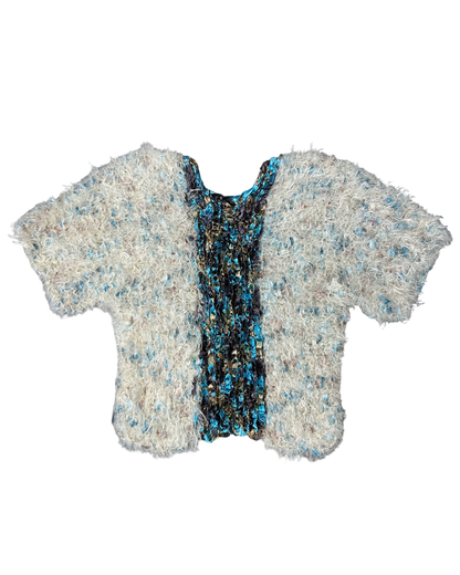 Unique Fuzzy Cardigan Top