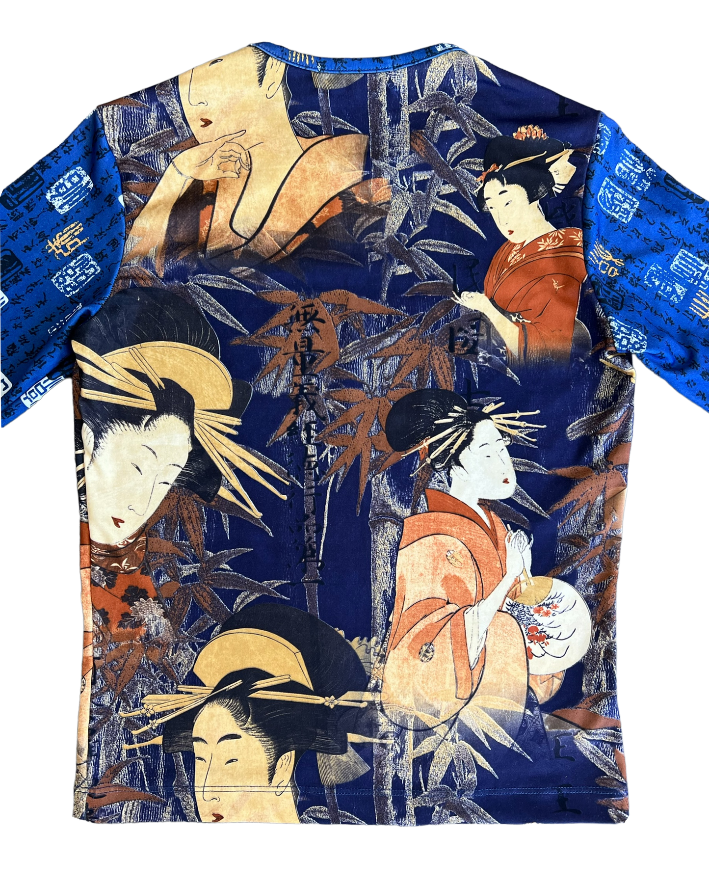 90s Geisha Print 3/4 Sleeve