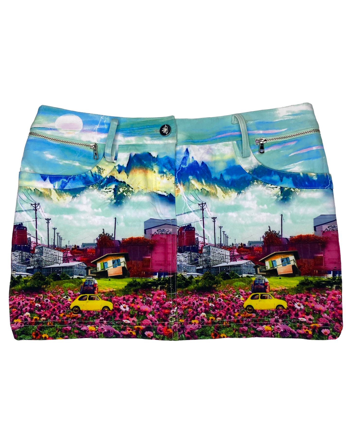 Cityscape Miniskirt