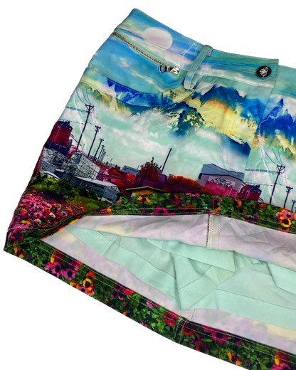 Cityscape Miniskirt