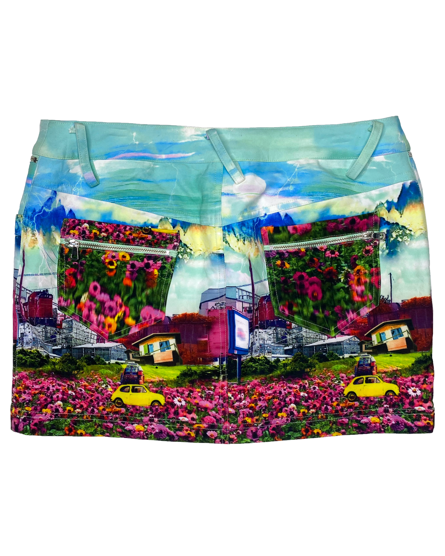 Cityscape Miniskirt