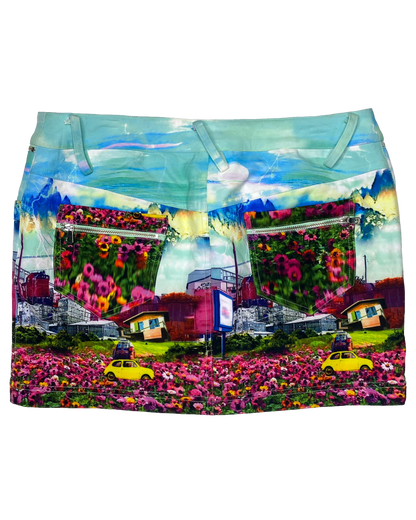 Cityscape Miniskirt