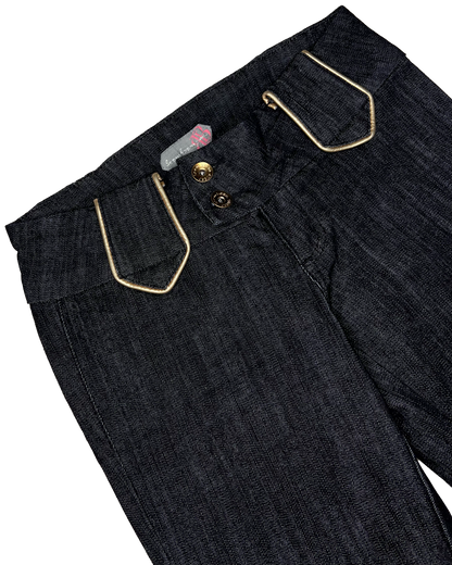 Dark Denim Flares