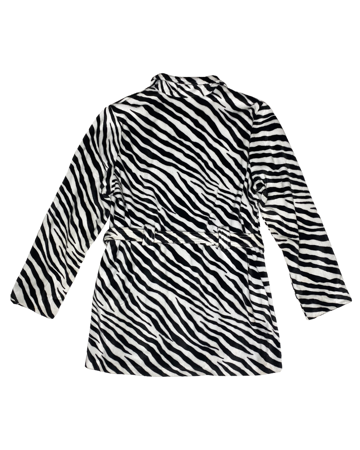 Vintage Zebra Fuzzy Coat