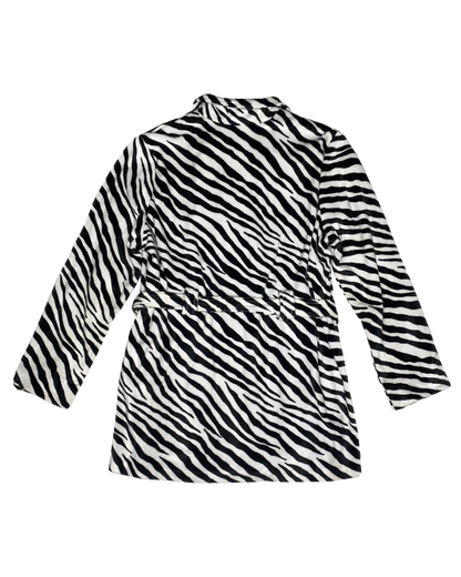 Vintage Zebra Fuzzy Coat