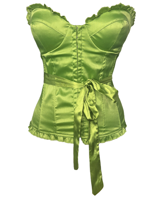 Green Apple Corset Top