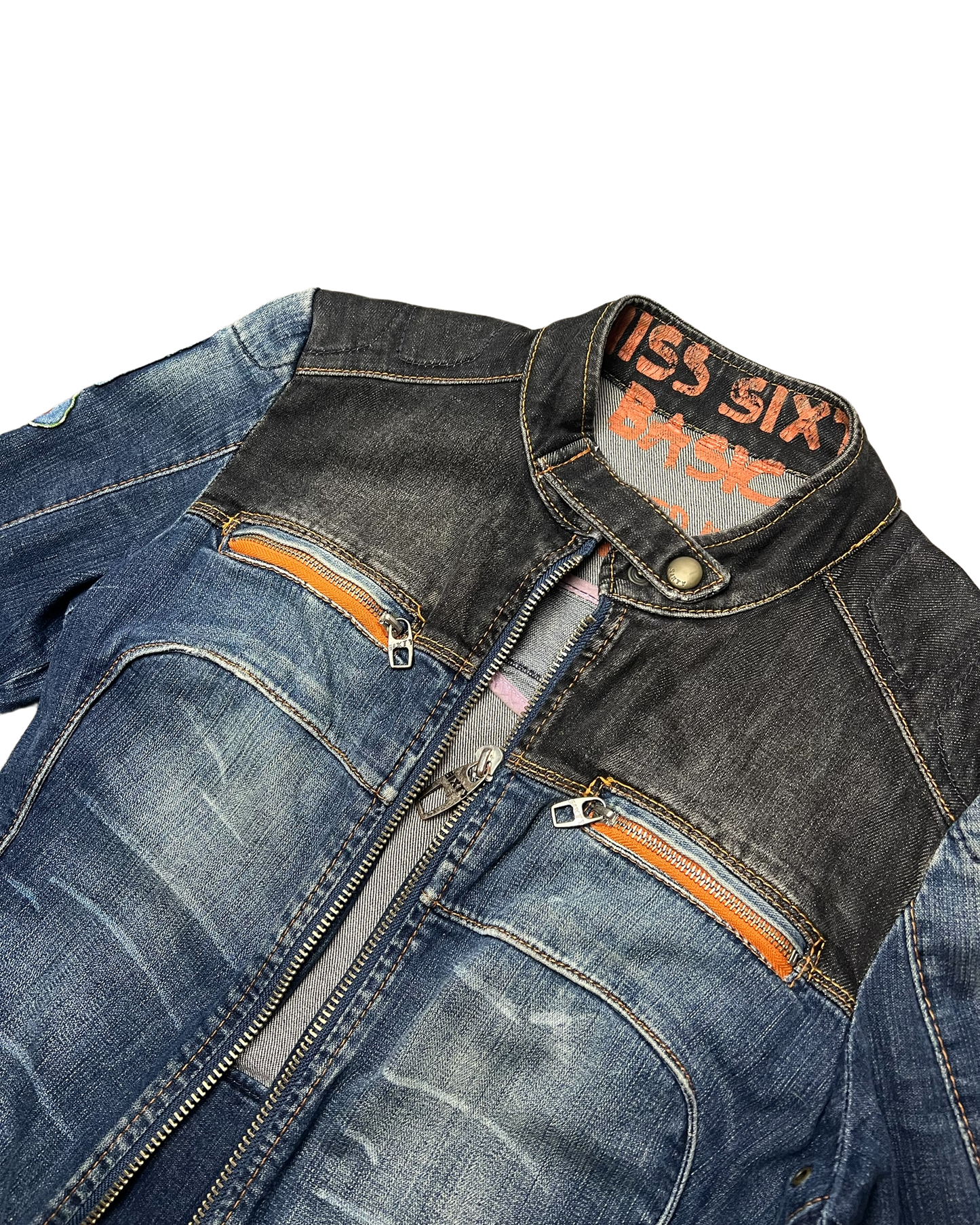 Miss Sixty Denim Moto Jacket