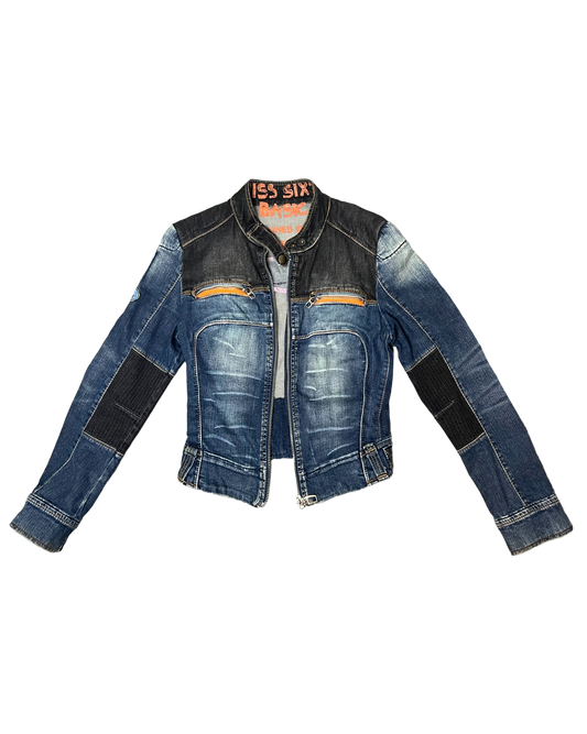 Miss Sixty Denim Moto Jacket