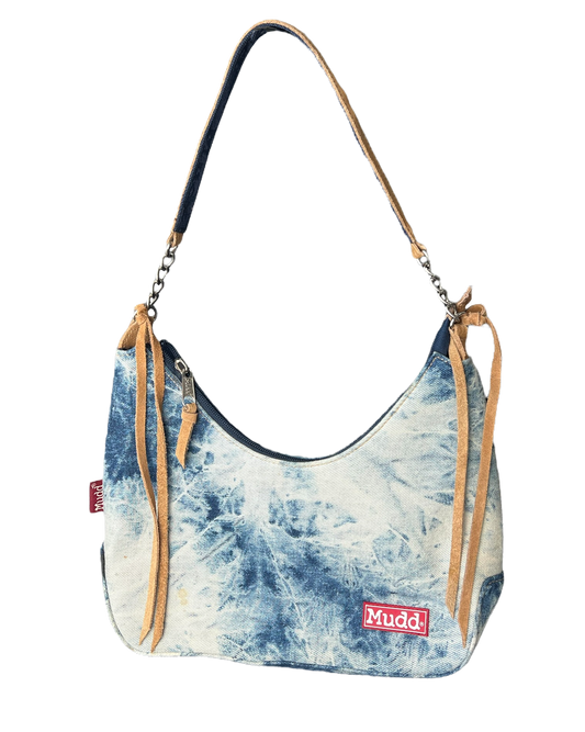 Mudd Acid Wash Denim Purse