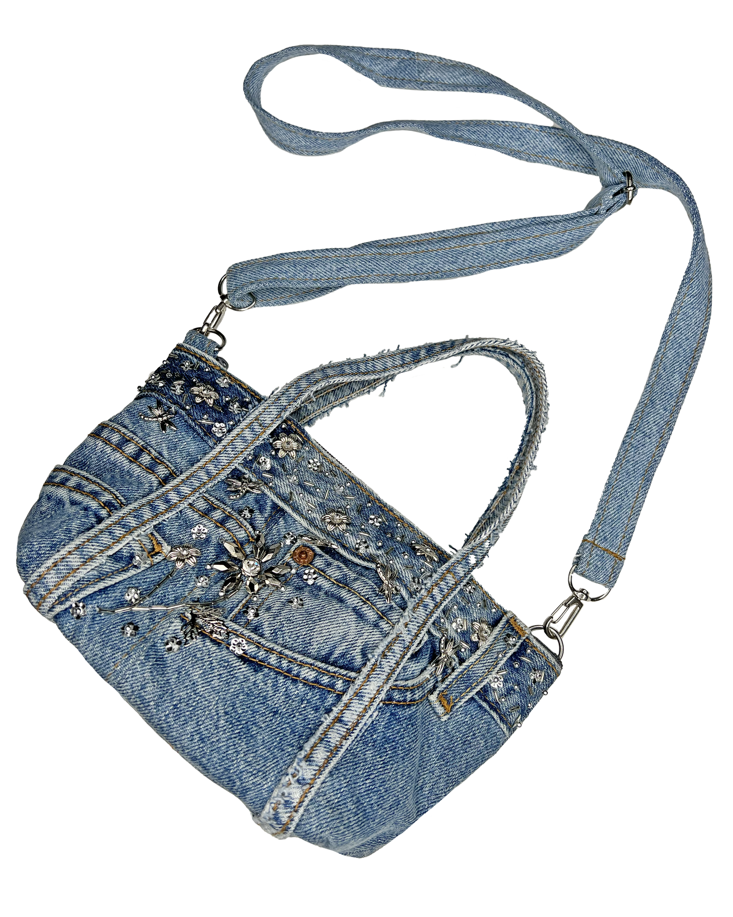 Bedazzled Denim Purse