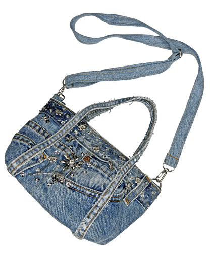 Bedazzled Denim Purse