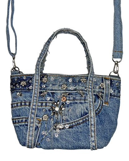 Bedazzled Denim Purse