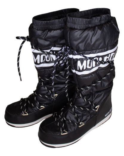 Black & White Moon Boots