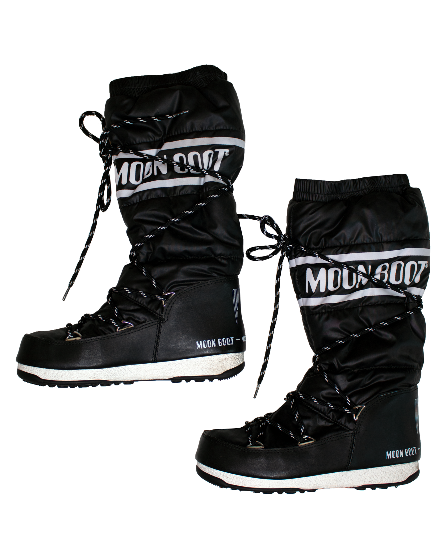 Black & White Moon Boots