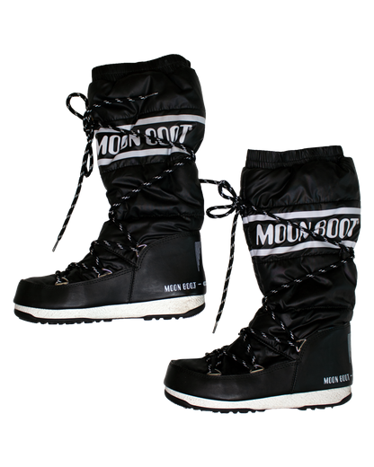 Black & White Moon Boots