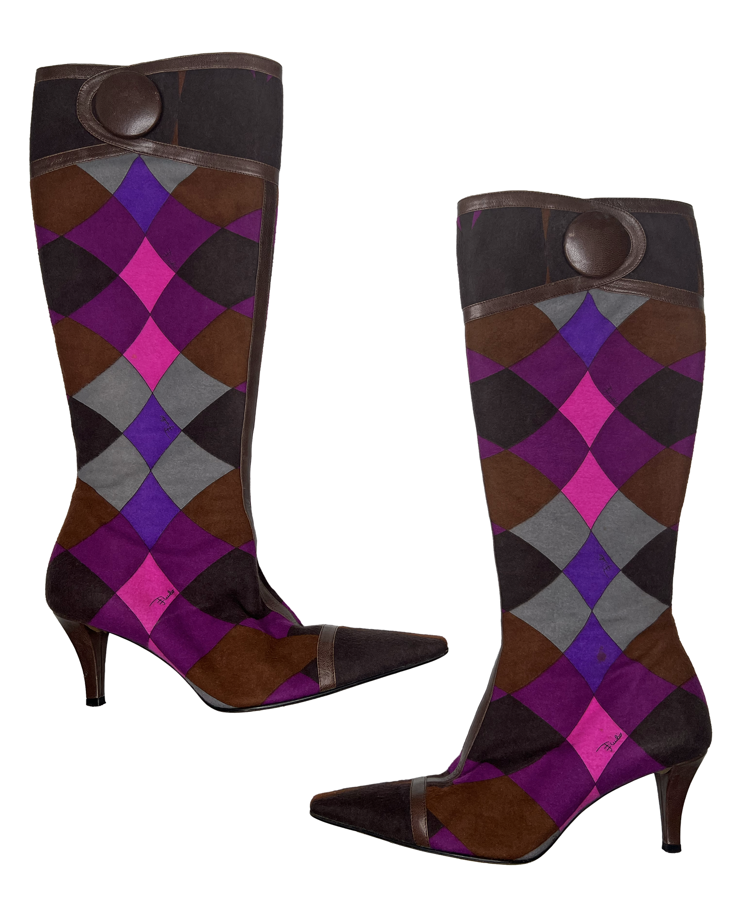 Emilio Pucci Knee High Boots