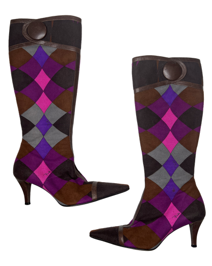 Emilio Pucci Knee High Boots