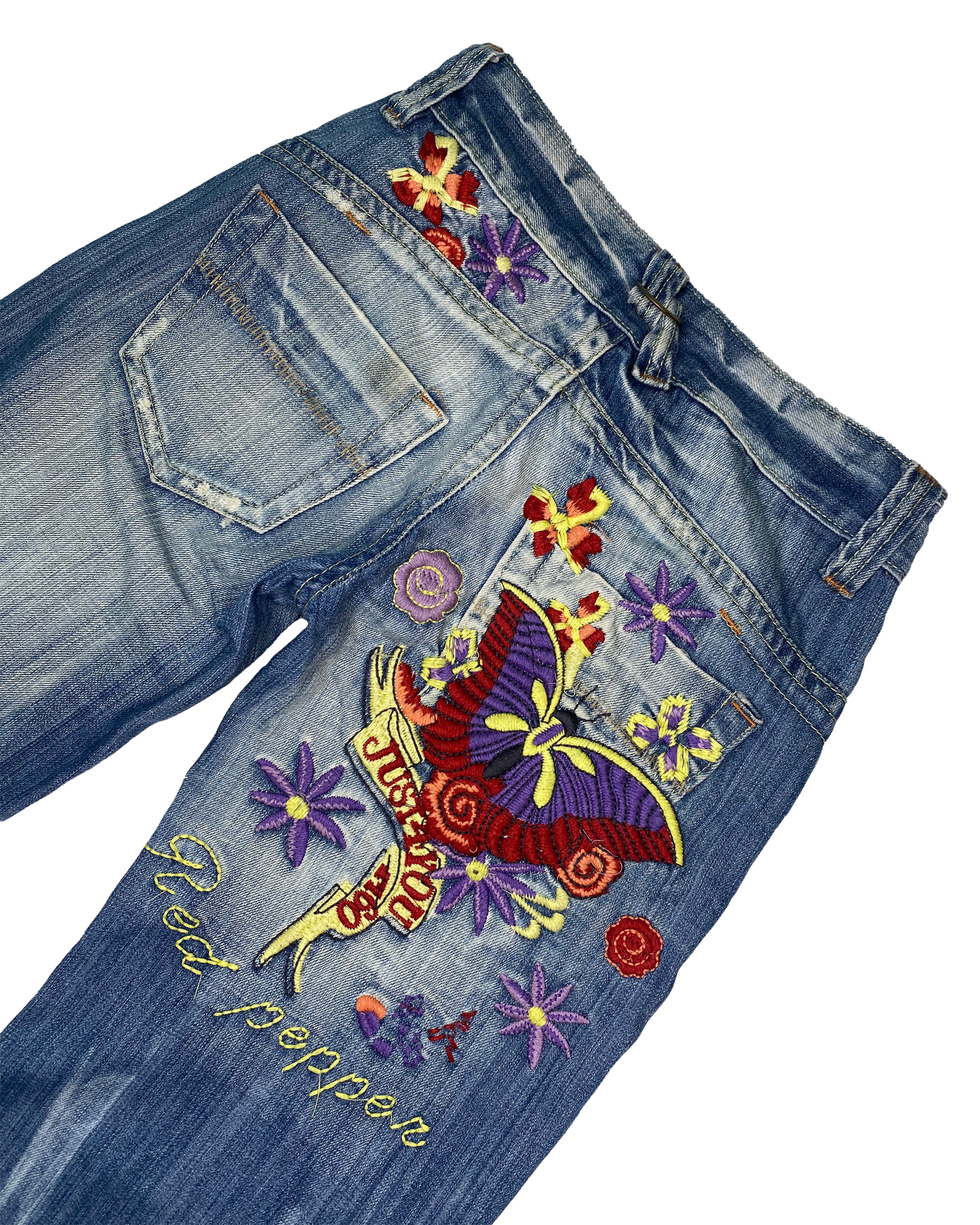 Red Pepper Butterfly Jeans