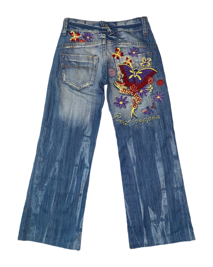 Red Pepper Butterfly Jeans