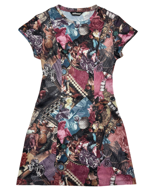 Digital Print Renaissance Dress