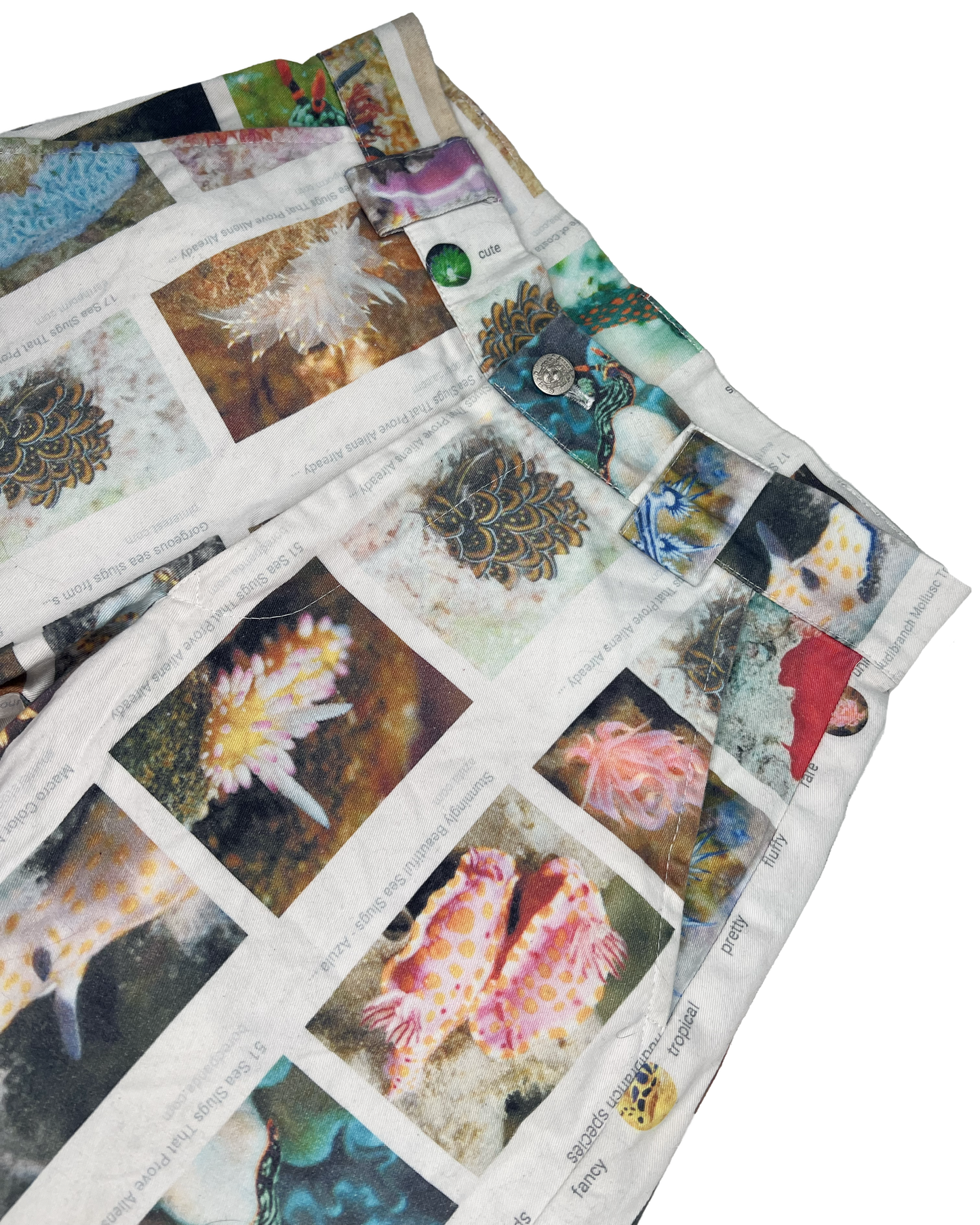 Sea Slug Print Pants