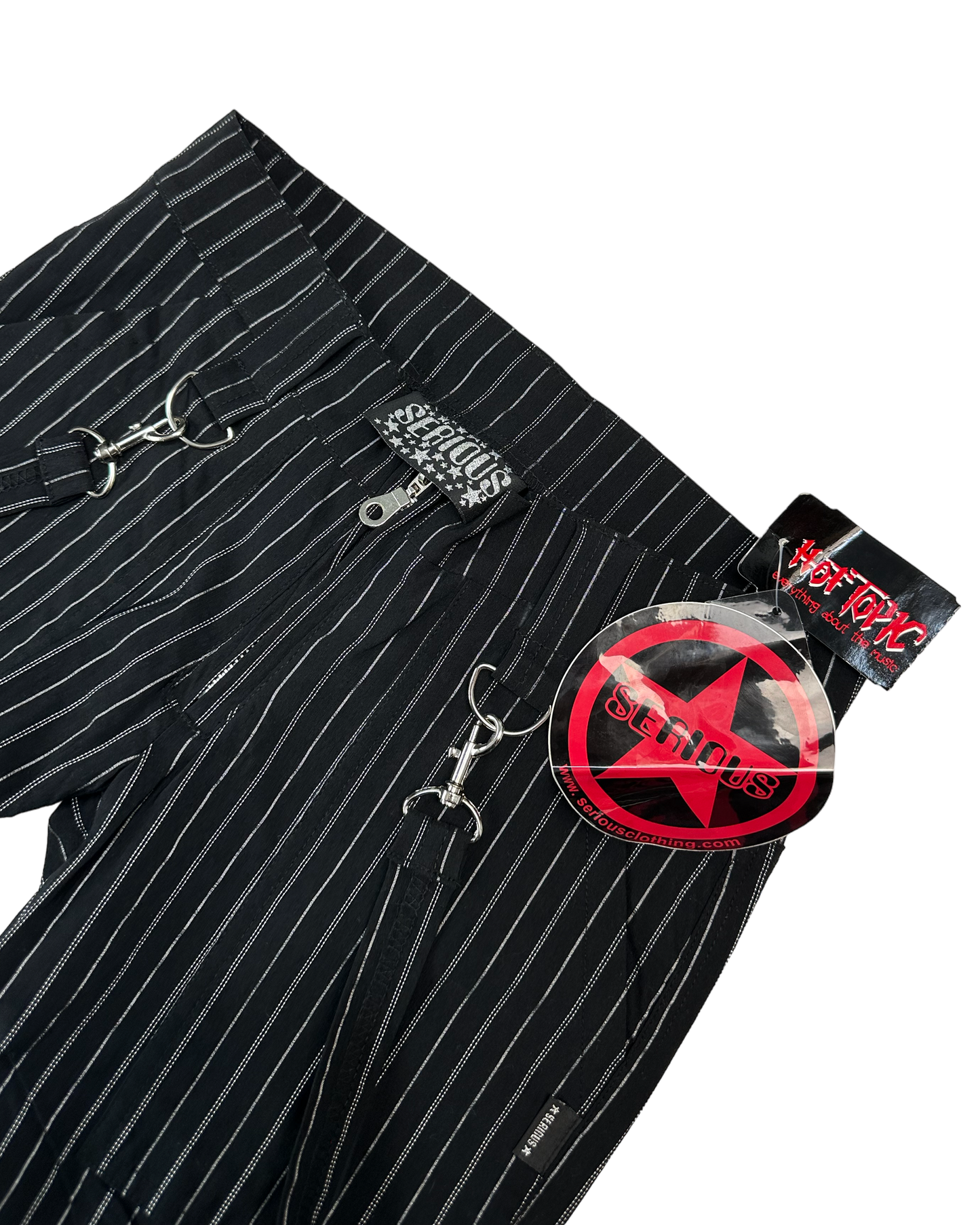 Serious Pinstripe Bondage Pants