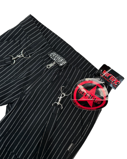 Serious Pinstripe Bondage Pants