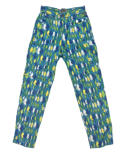 Versace Floral Jeans