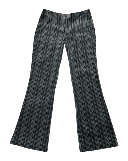 90s Velvet Striped Flares