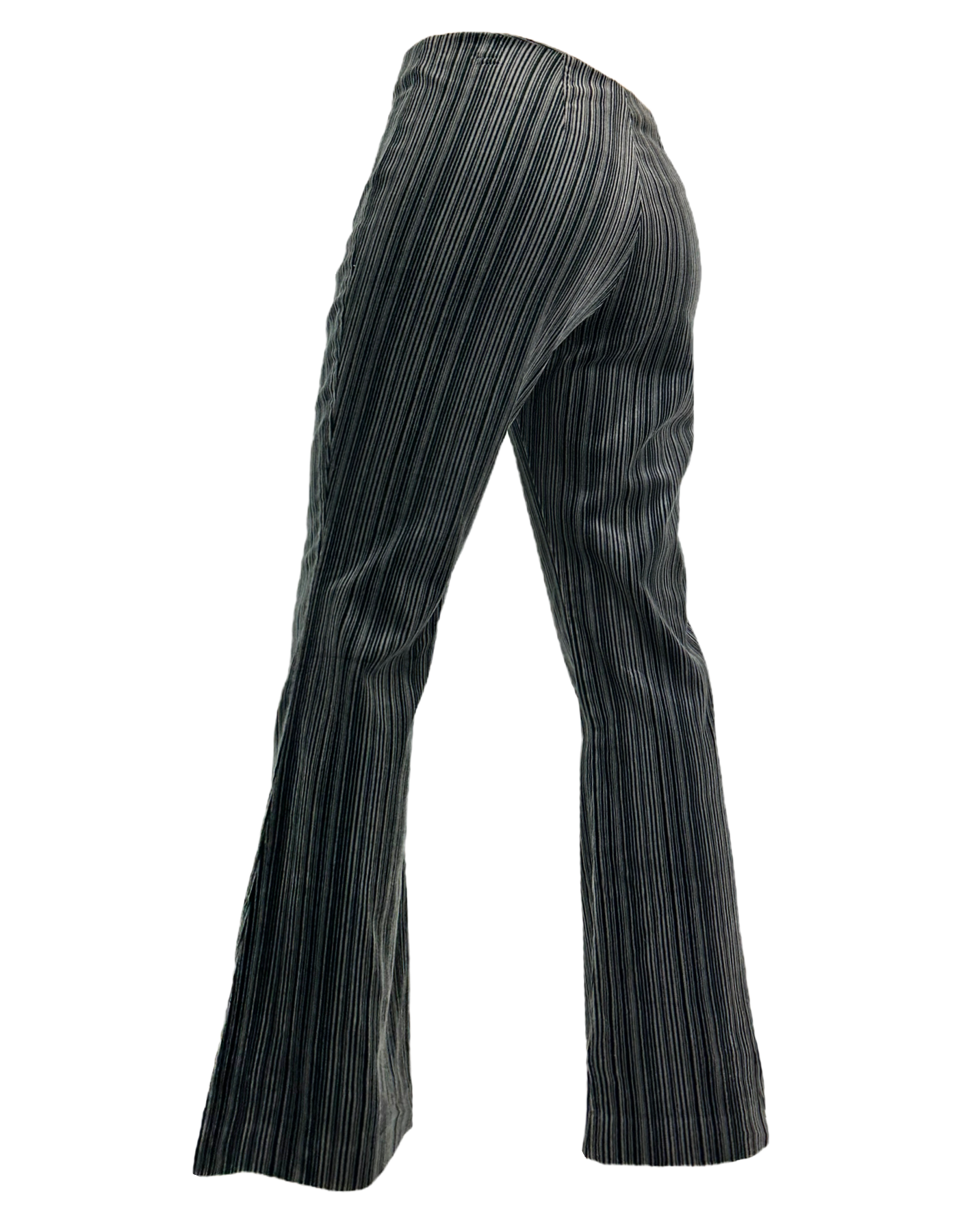 90s Velvet Striped Flares