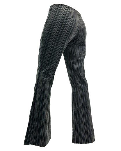 90s Velvet Striped Flares