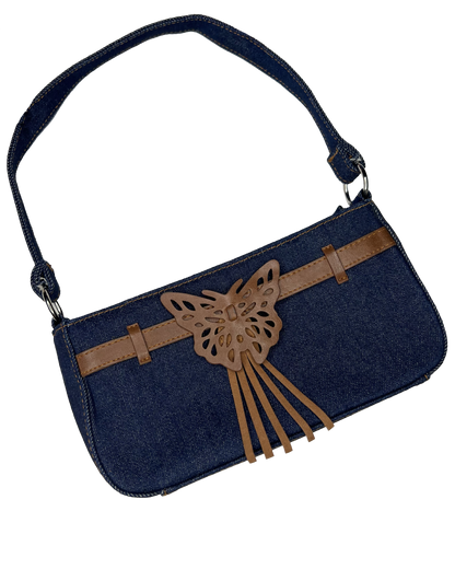 Y2K Denim Butterfly Purse