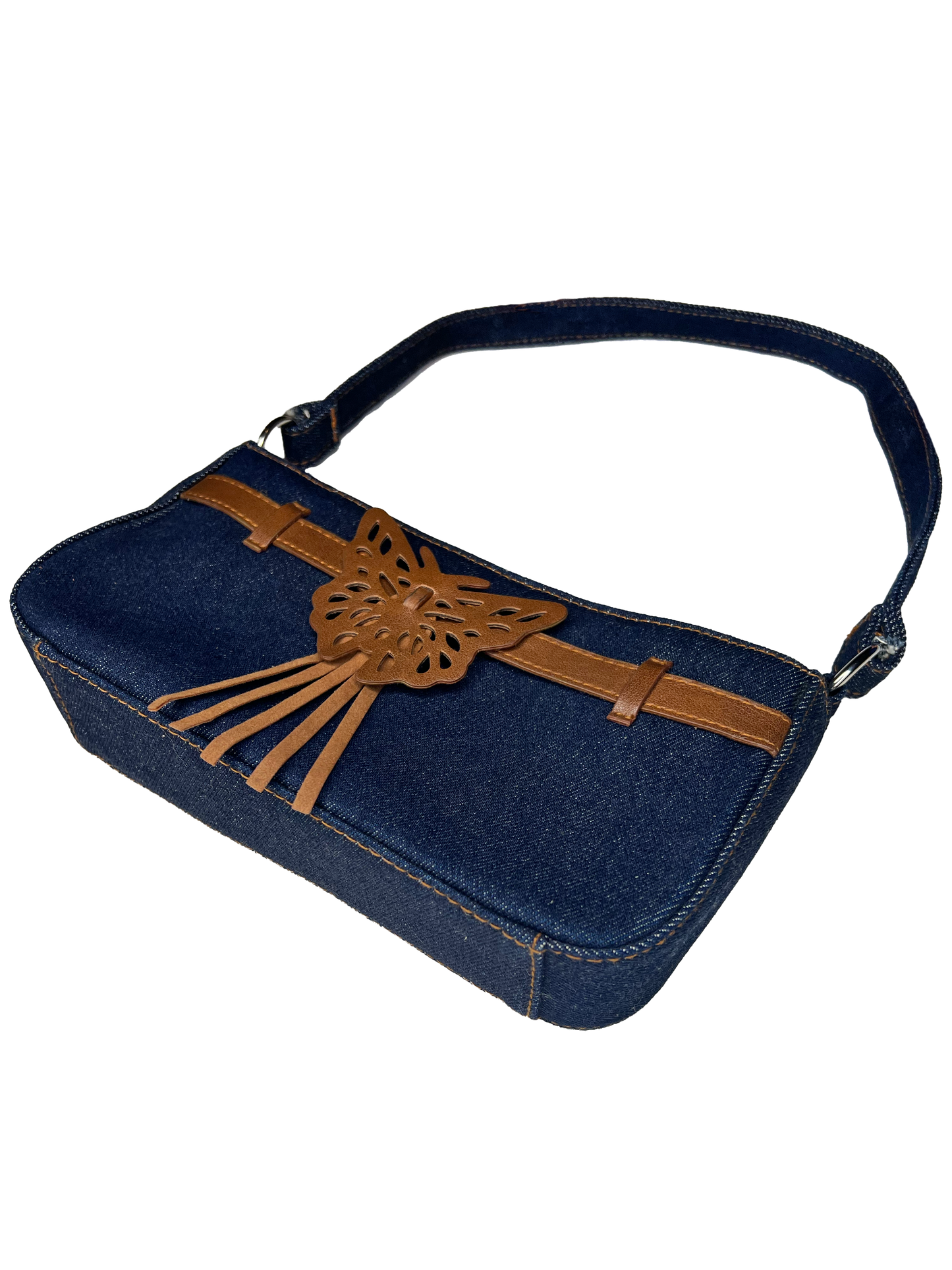 Y2K Denim Butterfly Purse