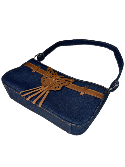 Y2K Denim Butterfly Purse