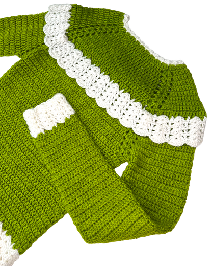 Handmade Crochet Longsleeve Blouse